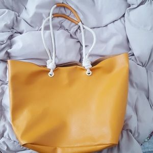Zara Rusty Orange Tote Bag